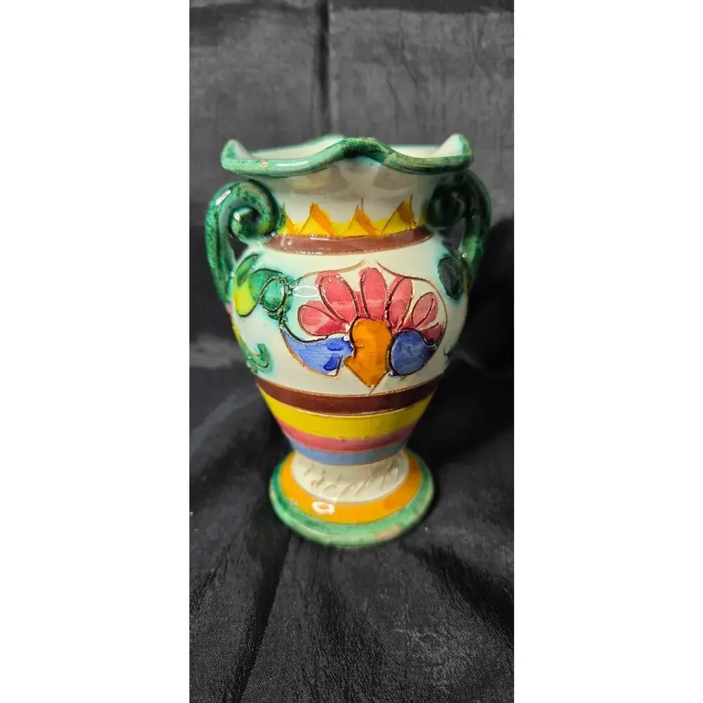Italian Hand Painted Vase